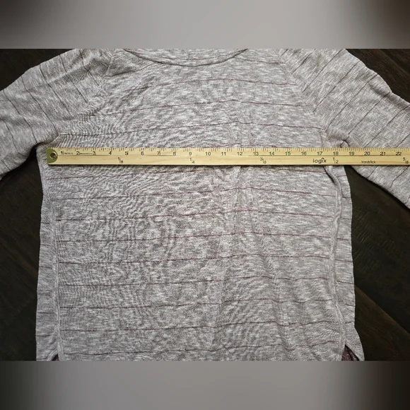 LOFT Outlet Womens Striped Cowl Neck Tunic Sweater Large - Picture 3 of 10